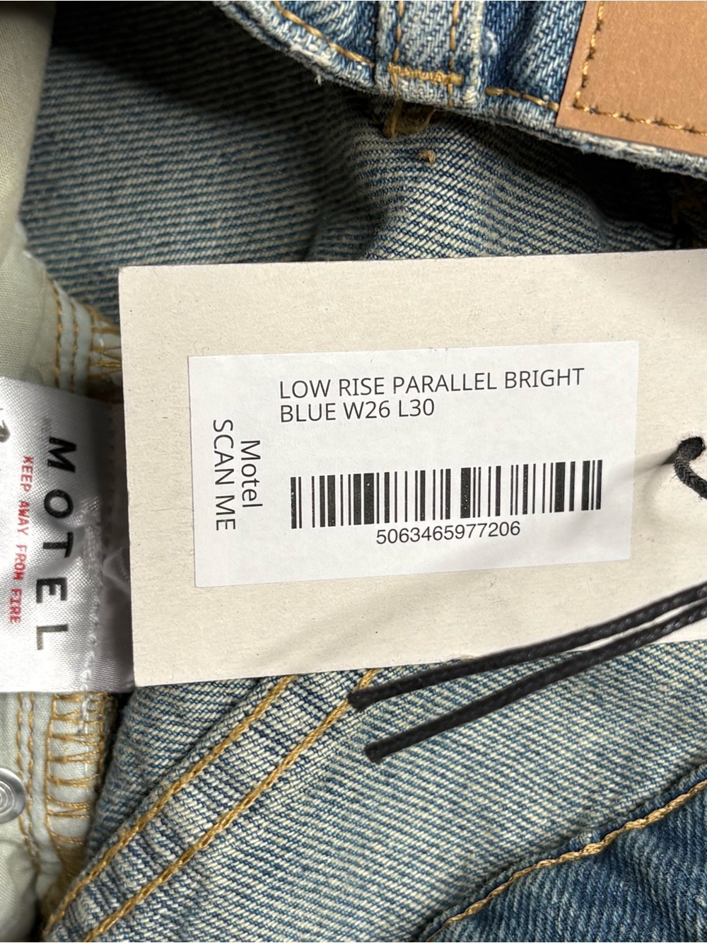 Motel Low Rise Parallel Jeans - Picture 7 of 7